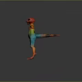 Lizard Anime Lizard Chameleon Cartoon Lizard Reptile Cold Blooded Animal Reptile Reptile Class 3d model