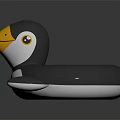 Penguin Shaped Inflatable Swim Ring For Kids Summer Pool Flotation Activities