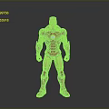 Iron Man Red And Gold Armor With Chest Arc Reactor Standing Pose