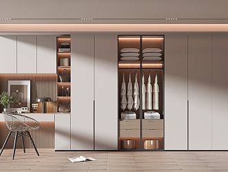 Modern wardrobe 3d model