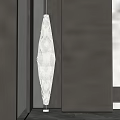 Modern Geometric Floor Lamp With White Shade For Contemporary Interior Home Lighting Decor