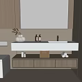 Modern sink 3d model