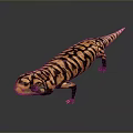 Lizard Anime Lizard Chameleon Cartoon Lizard Reptile Cold Blooded Animal Reptile Class 3d model