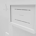 Modern Minimalist White Ceiling Design With Sleek Lines And Flat Panel Surface
