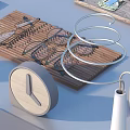 Stylish Modern Household Living Items Including Electronic Devices Books Lamps And Decor Accessories