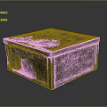 Wooden Mesh Storage Box With Square Shape And Open Design For Home Use