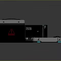 Modern Box Science Fiction Box Science Fiction Box Military Box Password Box 3d model