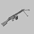 HK23e Light Machine Gun 3d model