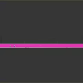 Long Strip Purple Lighting Fixture Set With Grid Pattern And End Brackets For Decorative Lighting