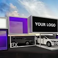 Tobacco And Liquor Store With Premium Alcohol Selection And Retail Display Shelves