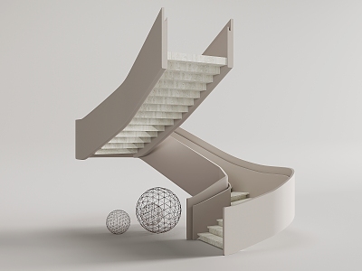 revolving staircase model