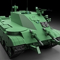 Tank 80 armored rescue vehicle 3d model