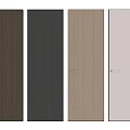 Swing Doors in Different Colors with Wooden and White Finishes for Modern Home