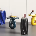 Modern Side Table Corner Table Small Coffee Table 3d model
