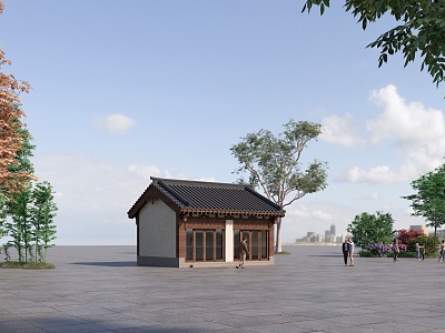 Chinese Architecture Antique Architecture Shop Street View Homestay Catering 3d model