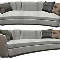 Modern Multiplayer Sofa 3d model