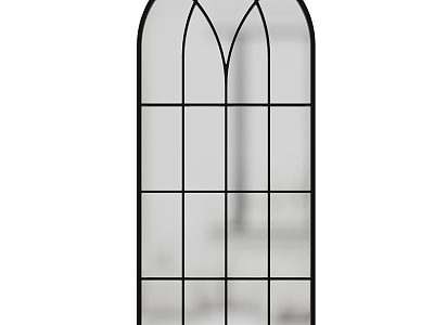 French Glass Window French Window Arched Window model