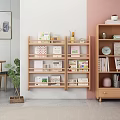 Nordic Bookshelf 3d model