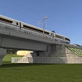 railway bridge 3d model