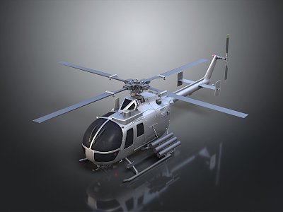 Modern gunship helicopter gunship combat helicopter model