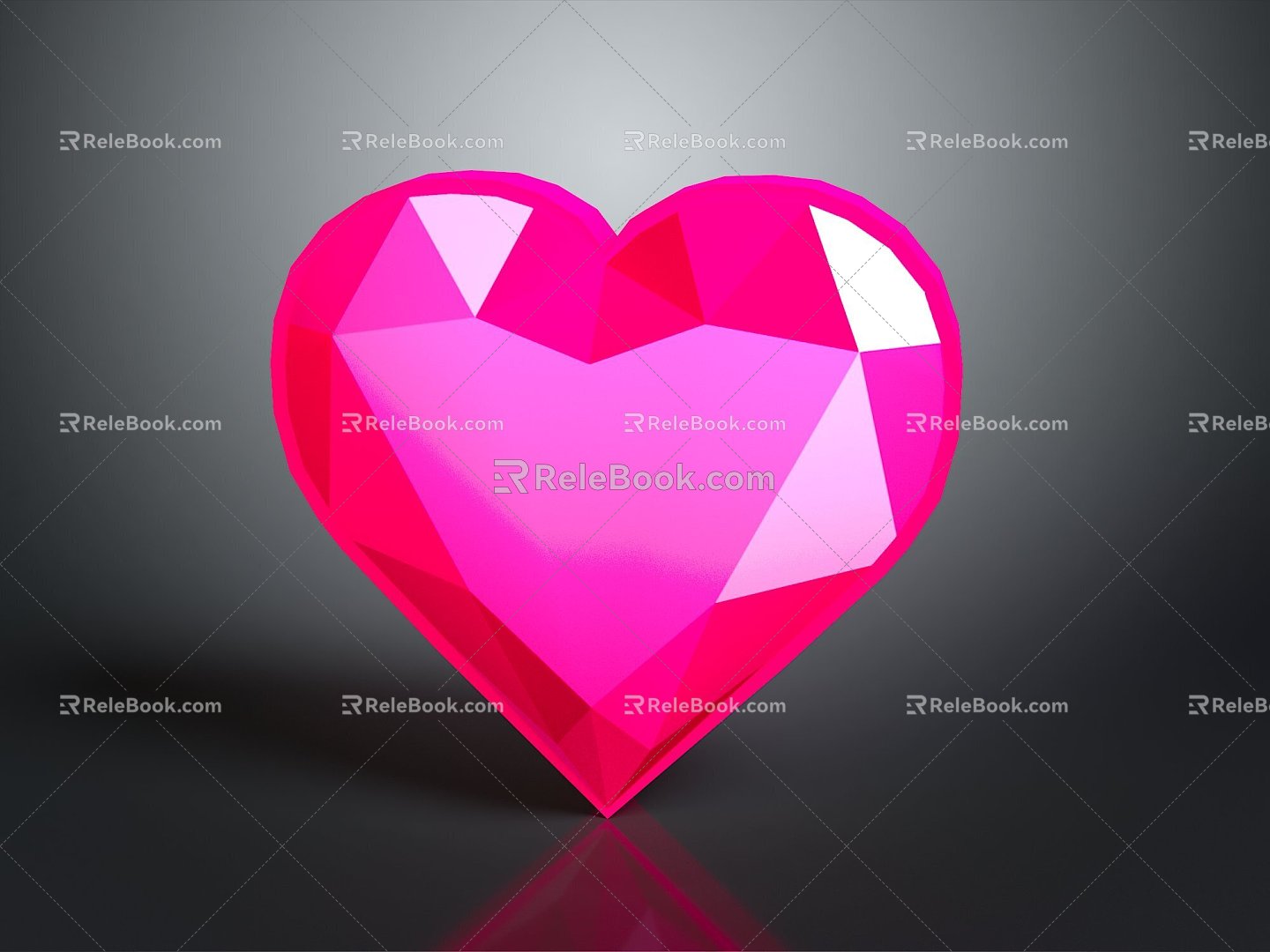 Crystal Love Heart Crystal Heart Crystal Crystal Ore Crystal Mineral Gem Ore Crystal Crystal 3d model