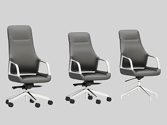 Conference Chair Class Chair Front Chair Leather Chair 3d model