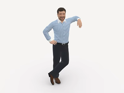 modern man 3d model modern man 3d model