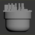 Electronic button keys 3d model