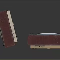 Vintage Retro TVs With Wooden Cases Front And Back View Display Design