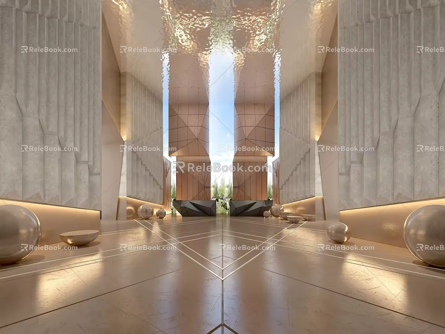 hotel lobby hotel reception desk hotel front desk reception hotel lobby front desk lobby 3d model