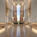 hotel lobby hotel reception desk hotel front desk reception hotel lobby front desk lobby 3d model