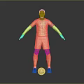 Professional Yellow Soccer Jersey Number 4 Captain Armband Football Boots and Ball Equipment