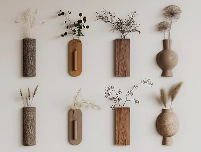 Plant wall decoration pendant 3d model