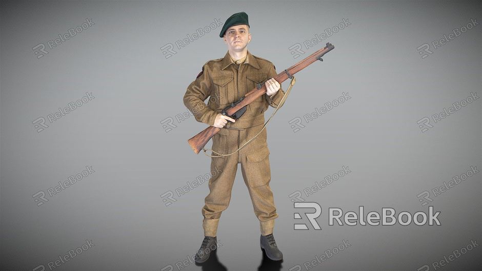 Modern Man British Stormtrooper Soldier Soldier model