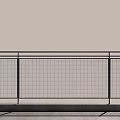 Sleek Modern Metal Railings with Grid Design and Vertical Bars for Outdoor Patio