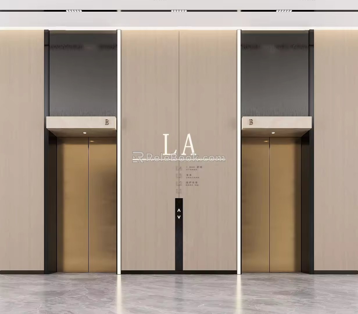 Modern Elevator 3d model