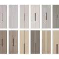 Diverse Cabinet Doors With Different Colors Textures And Handle Designs For Home Interiors