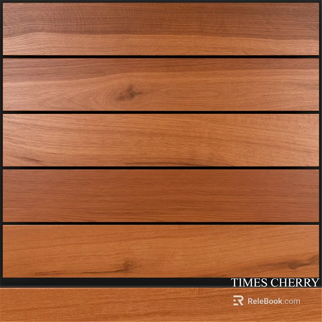 High Quality Cherry Wood Components With Natural Grain And Smooth Surface 3d model 
