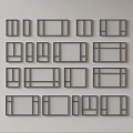 Modern windows combination windows glass windows floor-to-ceiling windows balcony windows bay windows bedroom windows sliding windows casement windows doors and windows 3d model