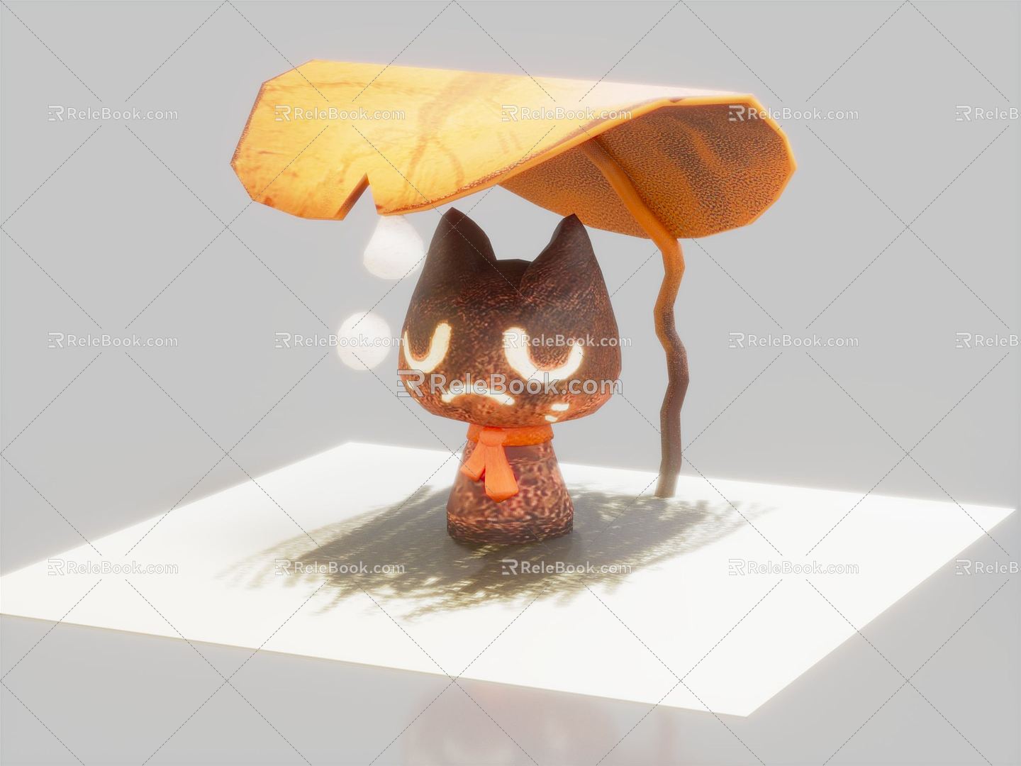 Modern game character cartoon cat animation cat 3d model