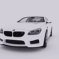 White Two Door Sports Car Featuring Sleek Rear Design Stylish Taillights And Alloy Wheels
