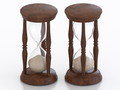 Hourglass timer ornaments 3d model