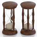 Hourglass timer ornaments 3d model