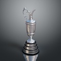 World Cup Football Trophy Champion Trophy Gold Cup Trophy World Cup Gold Cup Game Trophy Sporting Goods 3d model