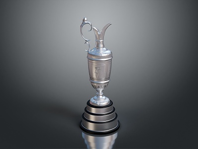 World Cup Football Trophy Champion Trophy Gold Cup Trophy World Cup Gold Cup Game Trophy Sporting Goods 3d model