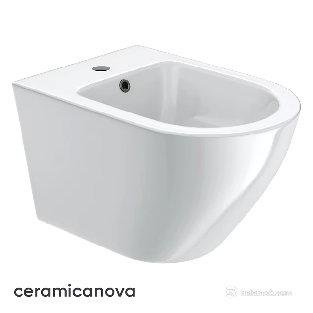 Modern White Wall Mounted Toilet Design For Contemporary Bathroom Fixture 3d model 