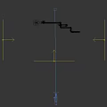 Blue Industrial Equipment With Metal Rotating Arm For Material Handling Operations