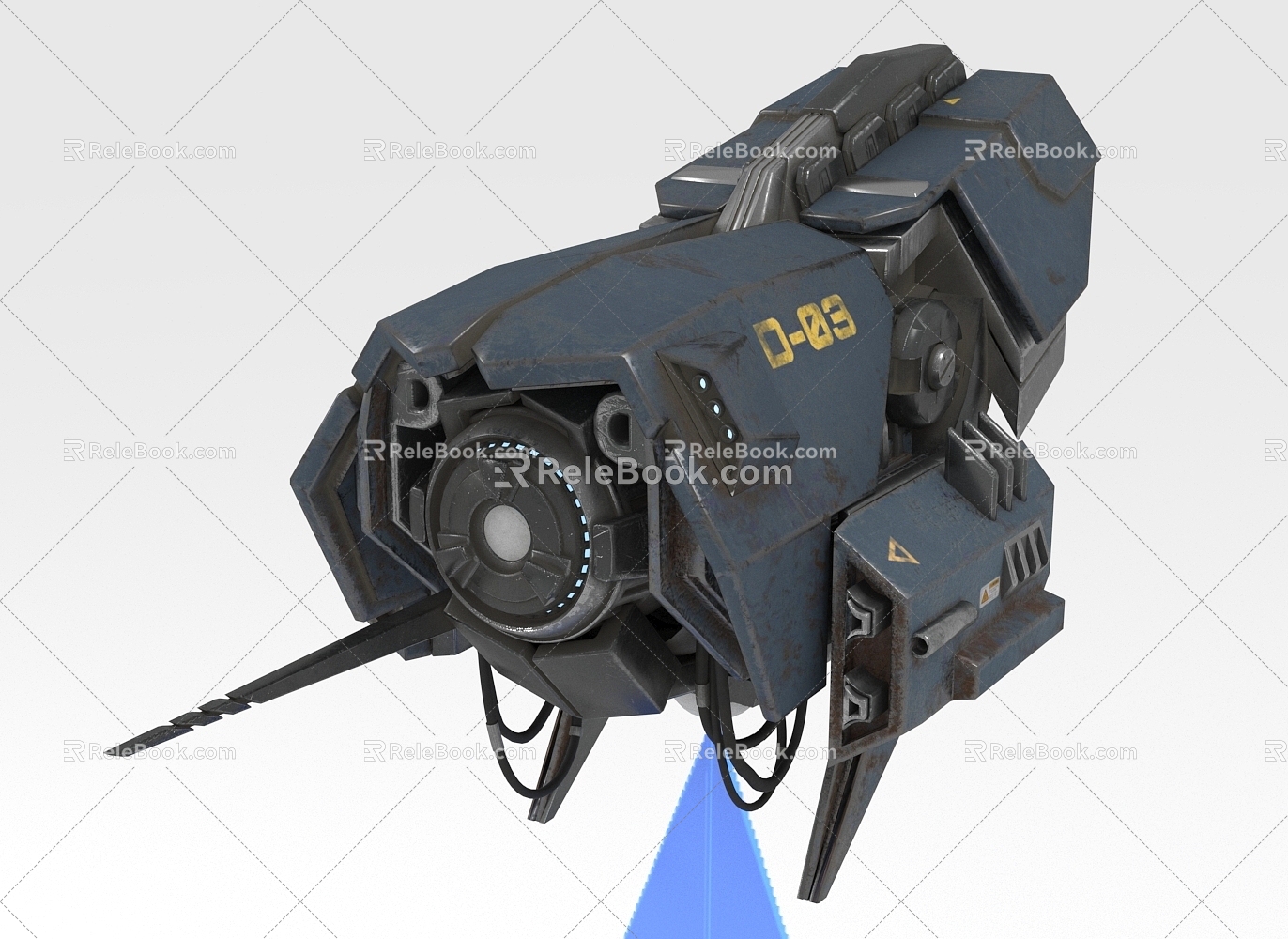 Patrol Drones Sci-Fi Drones 3d model