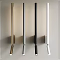 Modern Minimalist Gold Gray Black White Wall Lamps with Sleek Wall Mounted Design