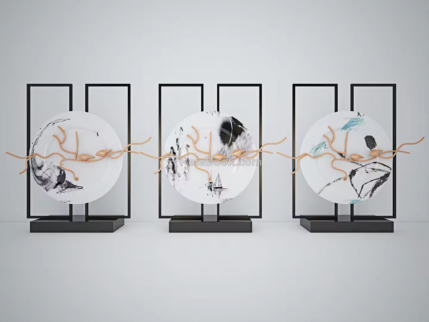 New Chinese style ornaments 3d model